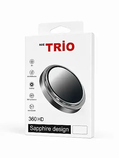 BDE TRİO İPHONE 16 SAFİR LENS - 6